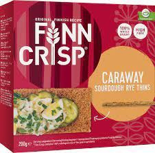 Хлебцы Finn Crisp Caraway Ржаные с тмином 1 уп. 200 г (Из Эстонии) #1