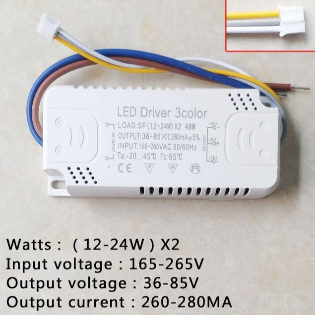 Светодиодный драйвер 3 Вт, 5-35 В, 700 мА (LED Lamp Driver)