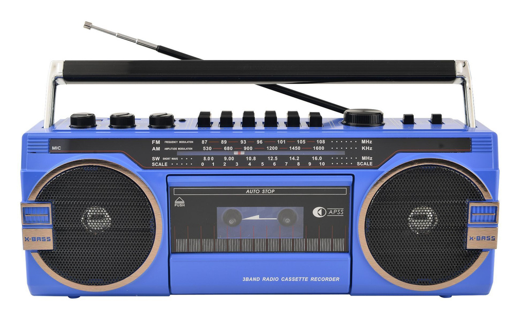 Кассетный плеер CMiK 12_голубой - купить по доступной цене в интернет ...