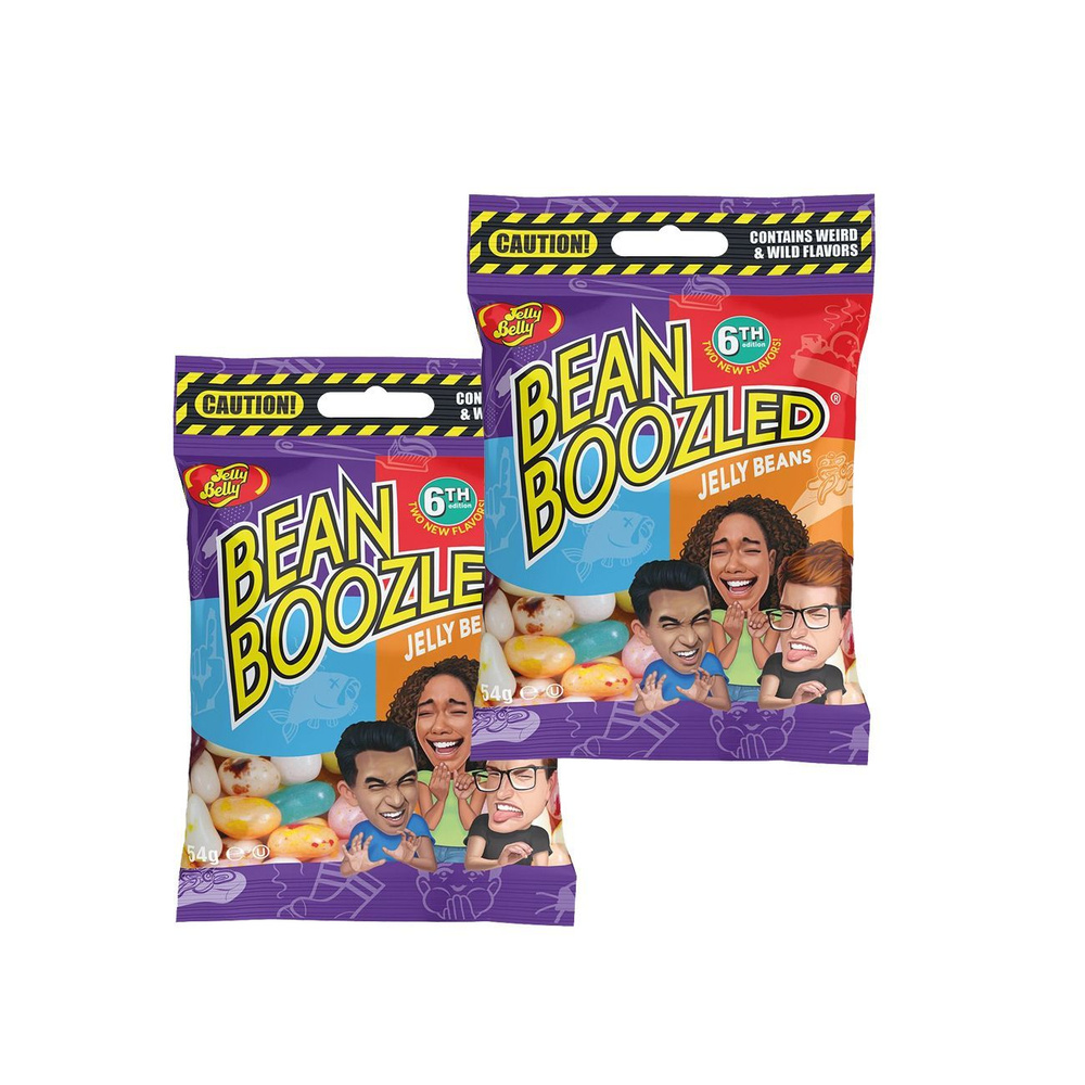 Драже жевательное Jelly Belly, ассорти Bean Boozled, 54 гх2шт Странные  вкусы - купить с доставкой по выгодным ценам в интернет-магазине OZON  (180022816)