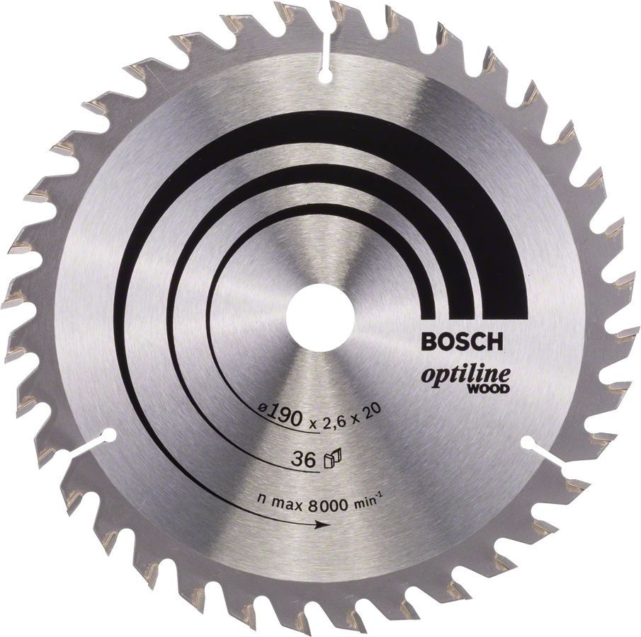 Bosch Диск пильный 190 x 2.6 x 30; 48  зуб. #1