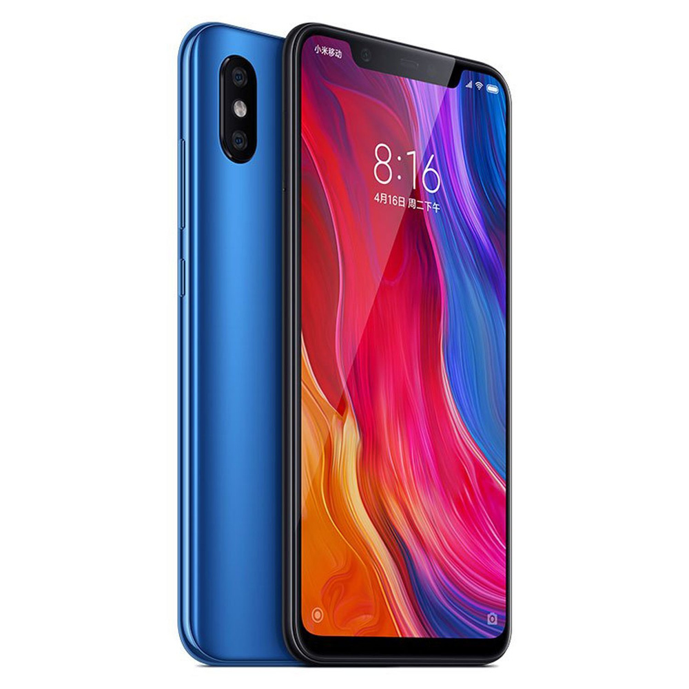 Смартфон Xiaomi Mi 8 Русский Андроид мобильный телефон телефоны смартфоны -  купить по выгодной цене в интернет-магазине OZON (1133713280)