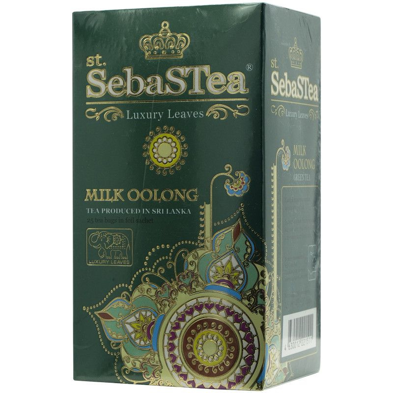 Чай SebasTea Milk Oolong зелёный с ароматом молока, 25х1.5г - купить с ...
