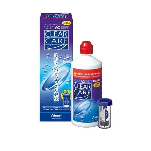 Clear Care - Пероксидный раствор для очистки жестких, ночных и мягких гидрогелевых контактных линз (система #1