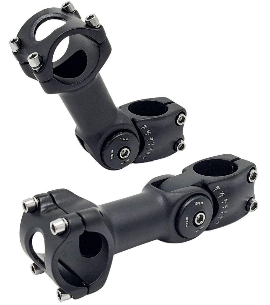 Вынос руля велосипеда Регулируемый 31,8мм - длина 110мм JETCAT чёрный ...