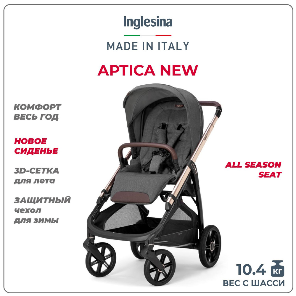 Прогулочная коляска Inglesina Aptica New Velvet Grey #1