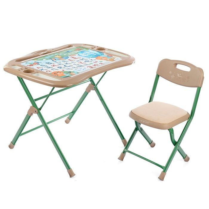  детской мебели Ника стол и стул, с ДИНОпилотами, до 50 кг .