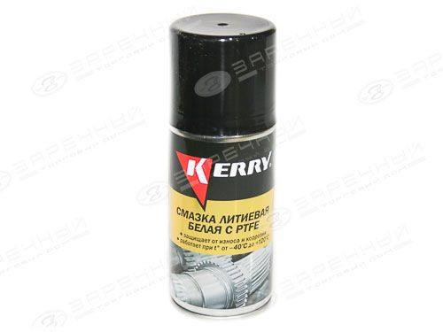 Смазка литиевая 210 мл аэрозоль KERRY белая с PTFE KR-942-1 - купить в ...