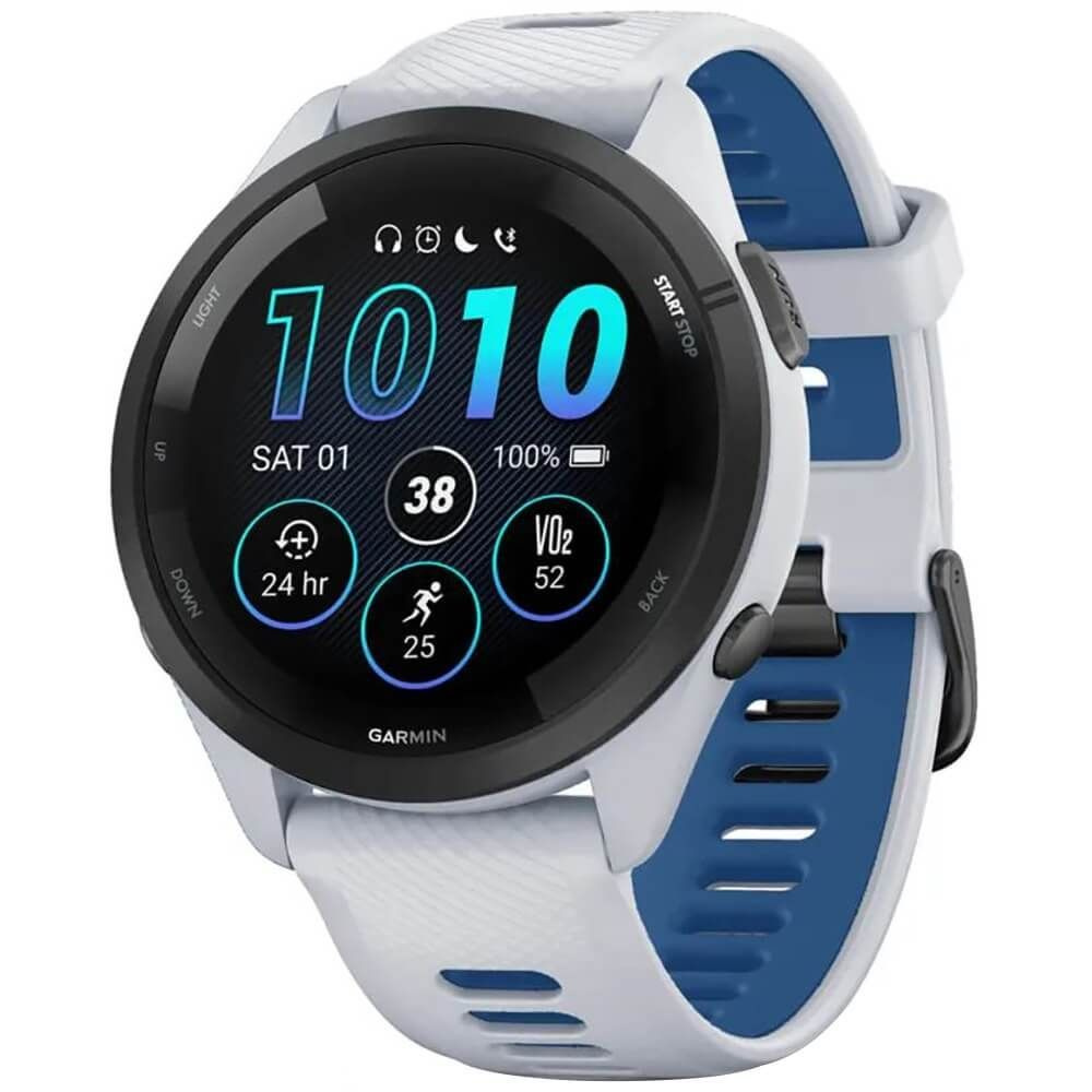 Смарт-часы Garmin Forerunner 265 Music Whitestone (010-02810-11) #1