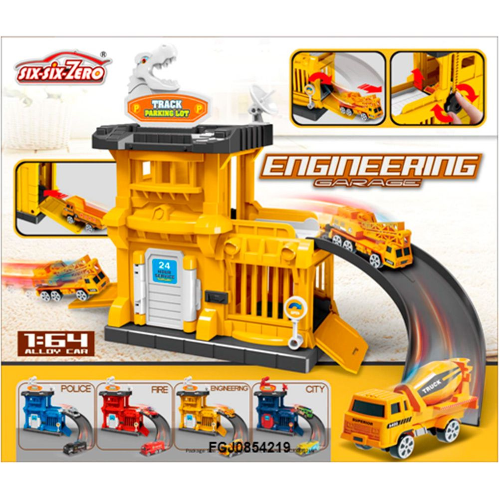 Гараж игрушечный Строительный комплекс с машинками - купить с доставкой ...