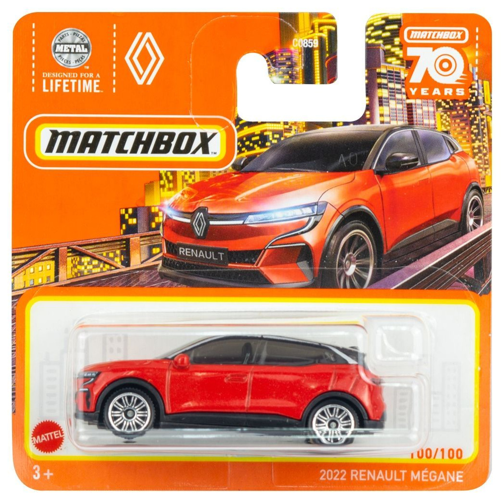 Машинка Matchbox 2022 Renault Megane 100/100 - купить с доставкой по  выгодным ценам в интернет-магазине OZON (1053821693)