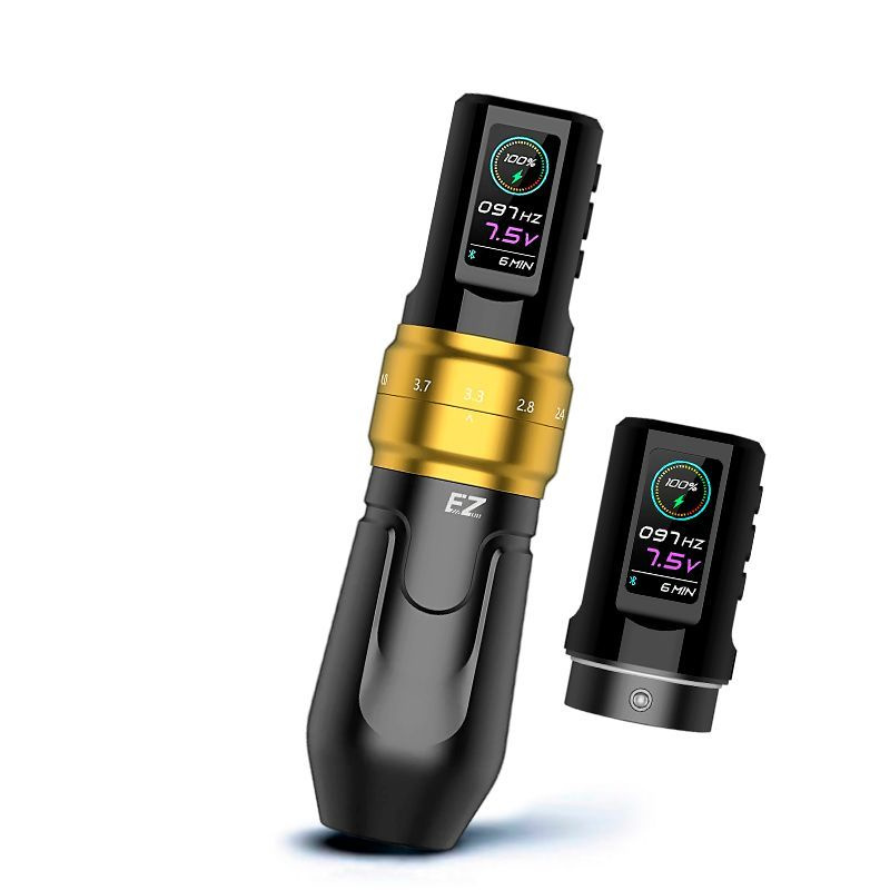 Беспроводная машинка для тату и татуажа c 6-ю режимами переключения ...