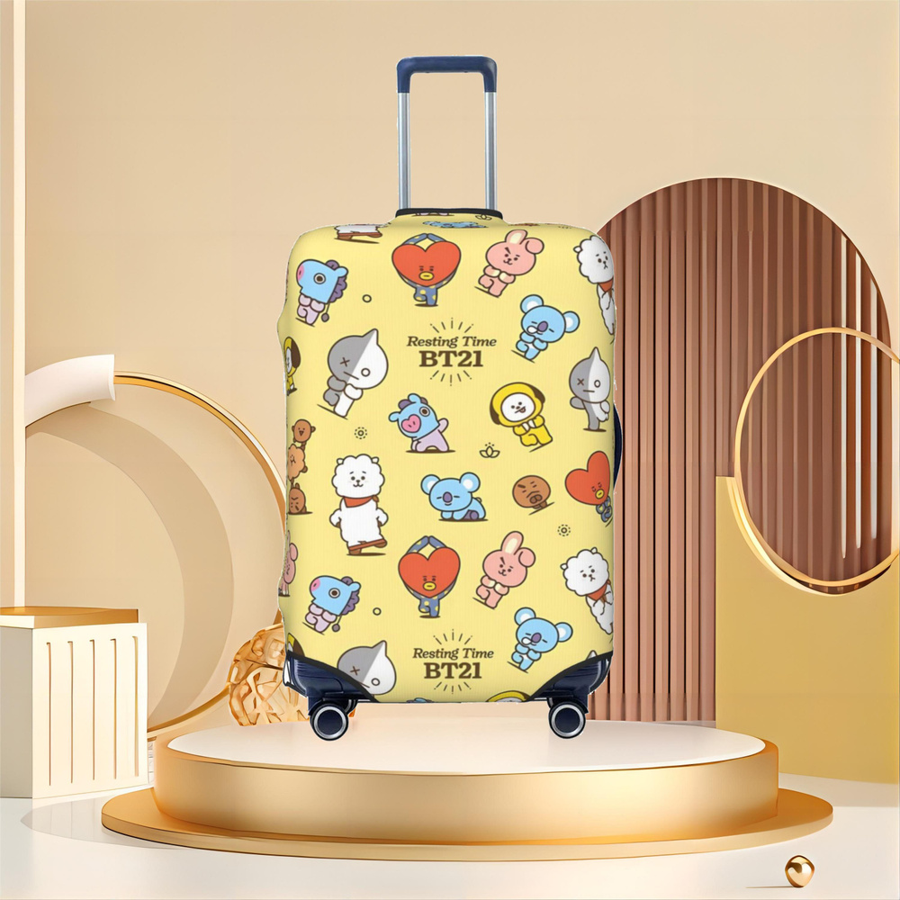 Чехол для чемодана BT21 Весь мир моды - купить с доставкой по выгодным ...