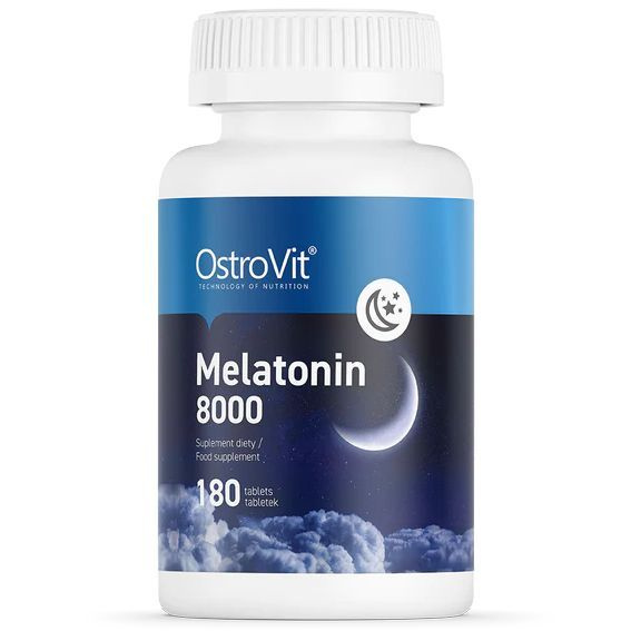 Мелатонин OstroVit Melatonin 8000 8 mg, 180 таблеток - купить с ...