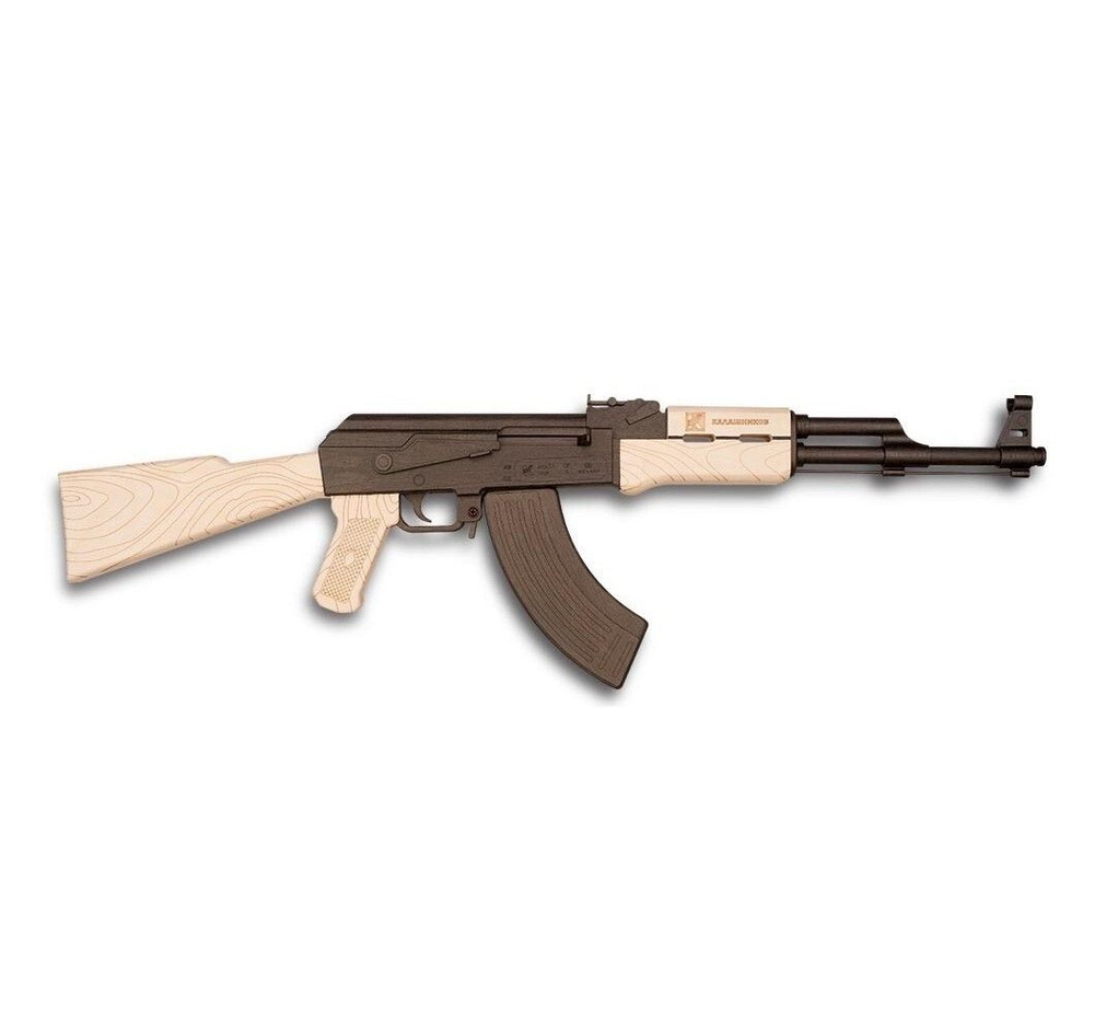 Сборная деревянная модель Автомат Калашникова АК-47 (TARG) - купить с ...