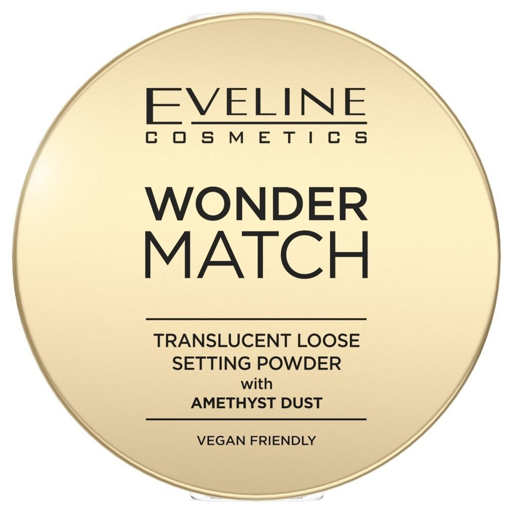 Eveline Cosmetics Рассыпчатая пудра с аметистовой пылью Wonder Match, 6 г  #1