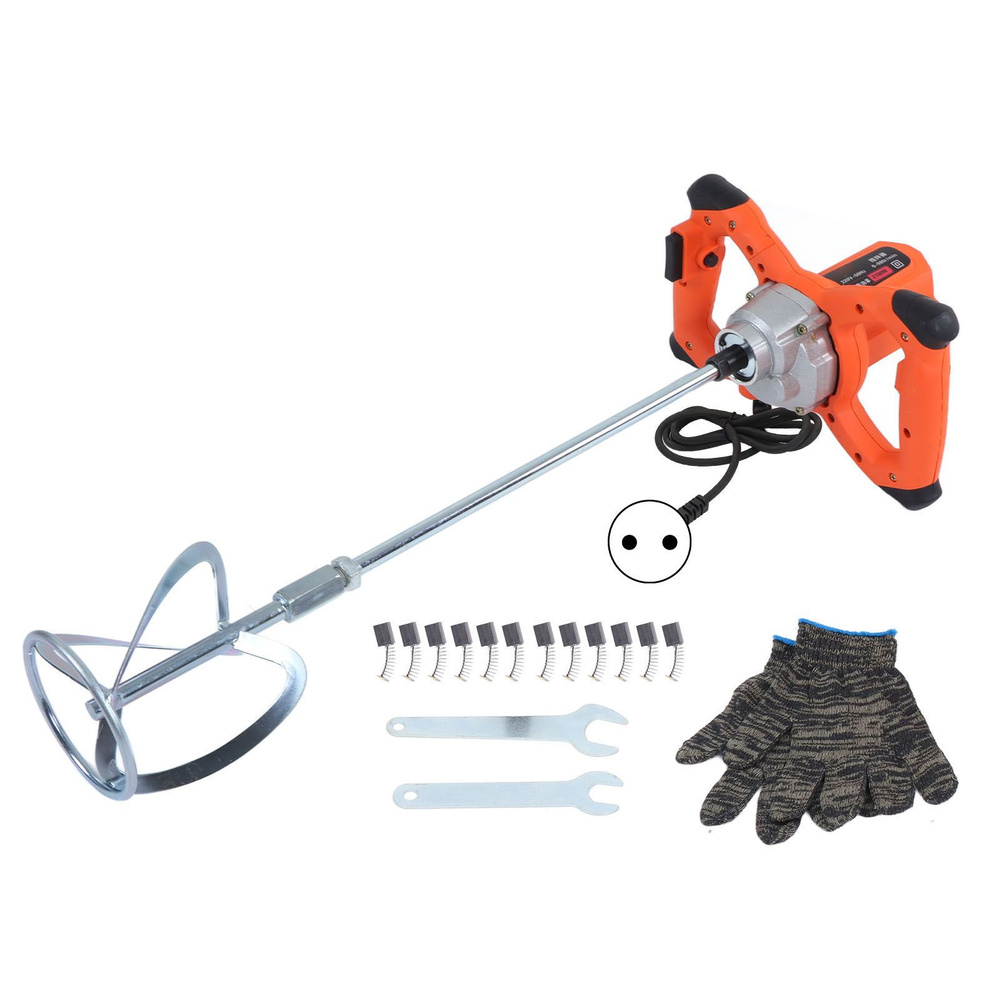 Бетономешалка электрическая ручная, 0 980 об/мин, 2100 Вт, дрель для ...