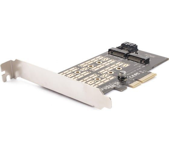 Переходник-конвертер AgeStar AS-MC02 для M.2 SATA SSD+M.2 NVME в PCIe 3 ...
