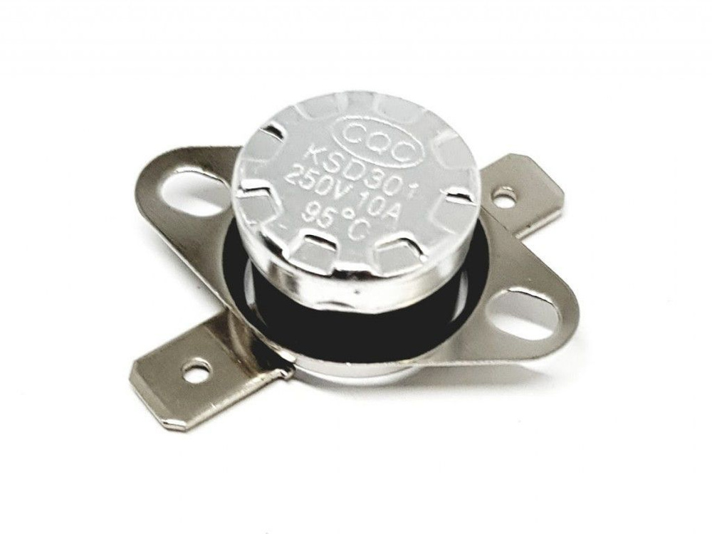 Термостат биметаллический KSD301 (95C, НЗ, фланец поворотный) 10A 250V ...