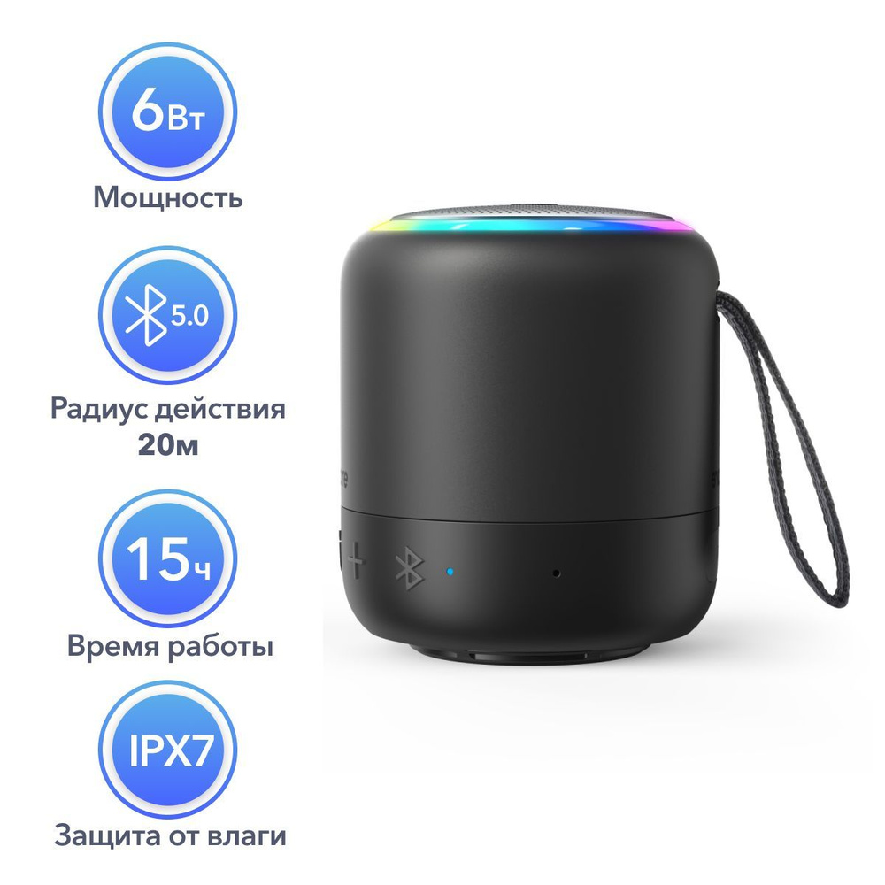 Беспроводная колонка soundcore Mini 3 Pro - Black - купить по доступным ...