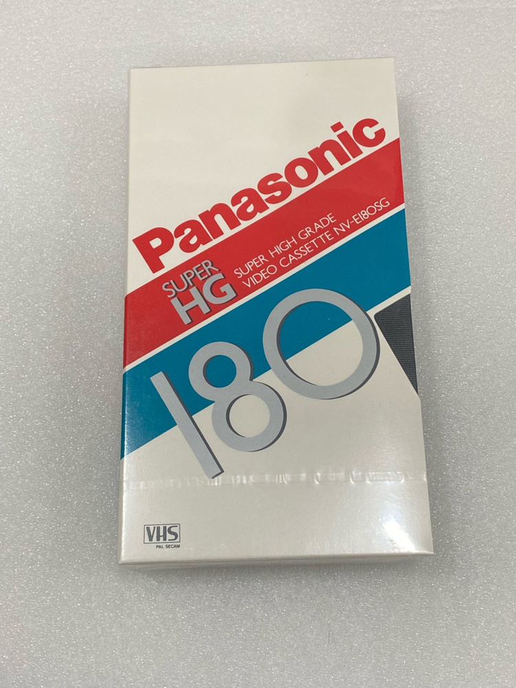 Видеокассета VHS Panasonic NV-E180SG на 180 минут записи в высоком ...
