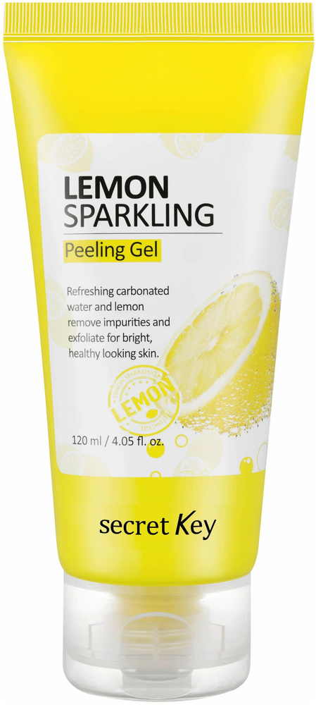 Пилинг-гель для лица с экстрактом лимона, secret Key LEMON SPARKLING Peeling gel, 120 мл  #1