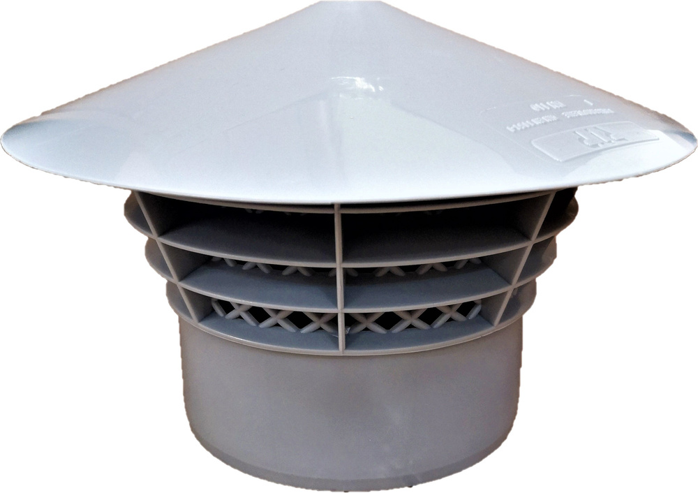 Зонт вентиляционный для канализации Ф 110 мм РТП #1