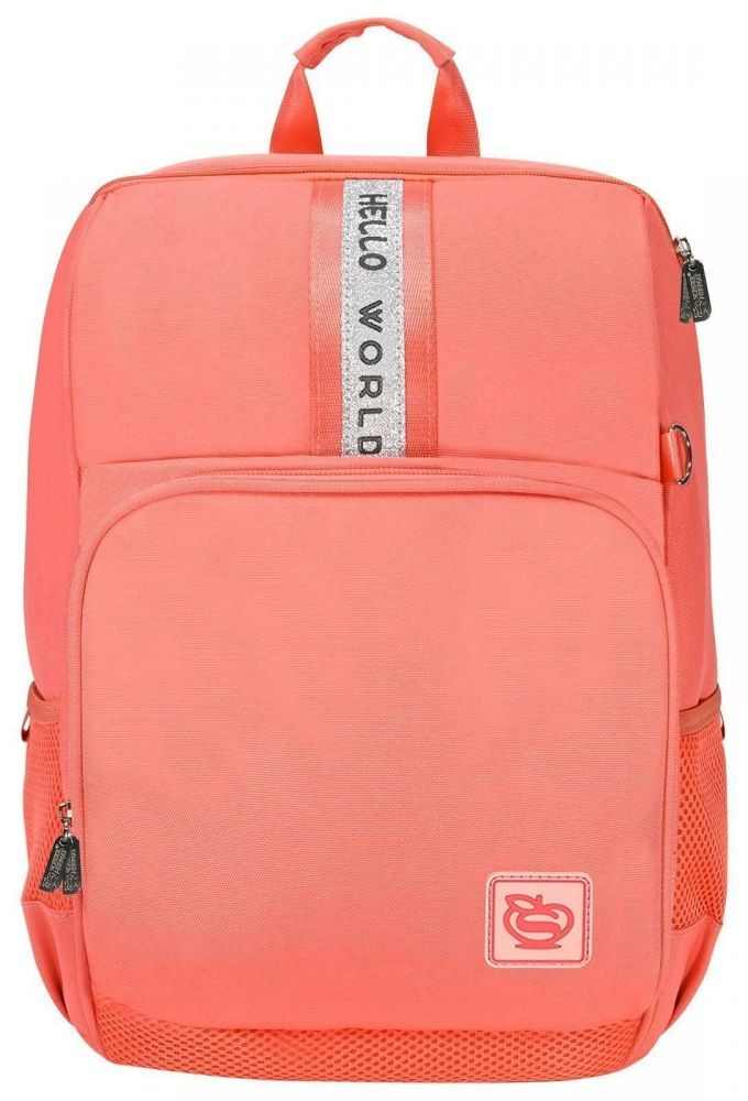 Рюкзак Schoolformat АНТИГРАВИТАЦИЯ PINK ONE 14 л коралл. 37х26х15 см мягкий 1 отд. молния д/девочек РЮКМАШ-Р #1