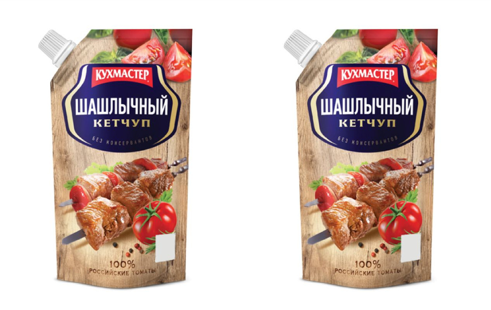 Кухмастер Кетчуп Шашлычный, 350 г, 4 шт #1