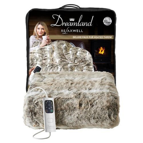Электроодеяло Dreamland Intelliheat Faux Fur Throw, 120x160 купить по  выгодной цене в интернет-магазине OZON (1123115386)