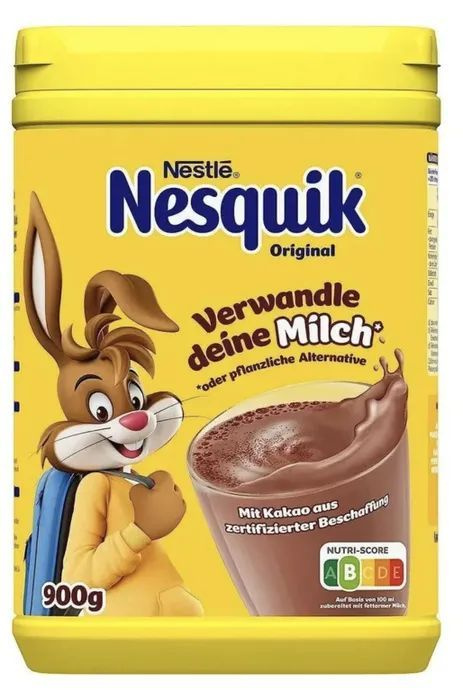 Какао напиток быстрорастворимый Nesquik, Nestle, 900 гр - купить с ...