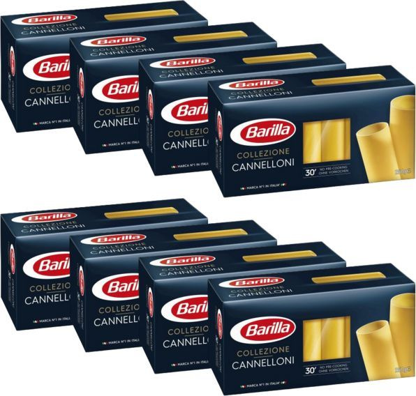 Макаронные изделия Barilla Cannelloni из твердых сортов пшеницы, комплект: 8 упаковок по 250 г  #1