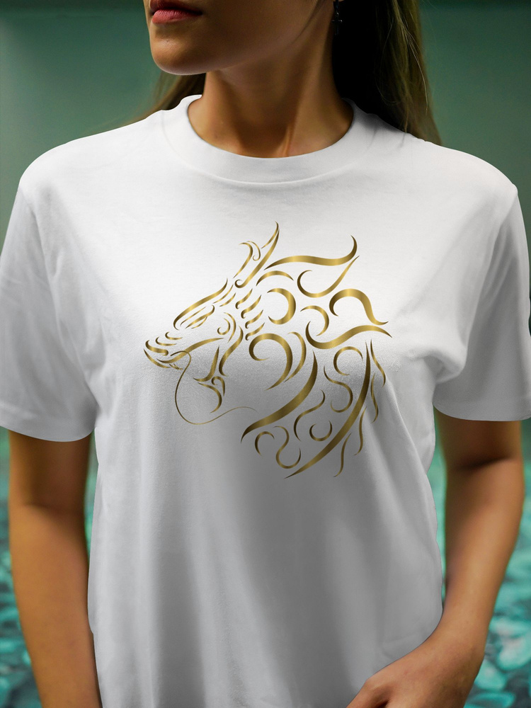 Футболка Креатиум, размер 50, цвет белый, 100% хлопок - купить по ...