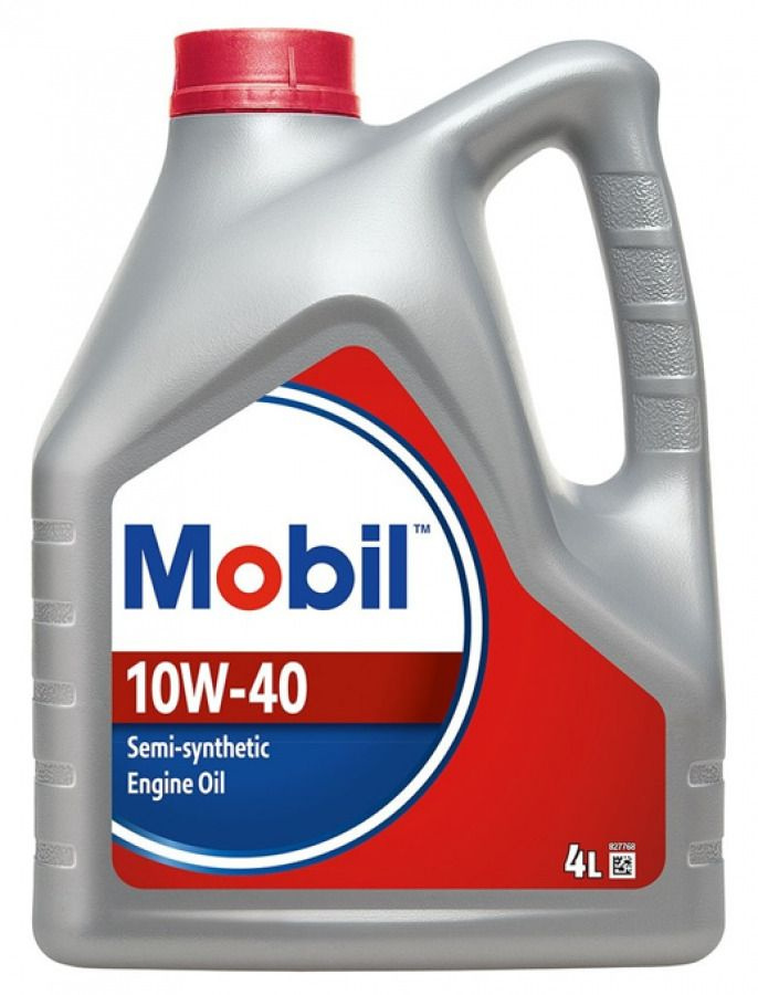 MOBIL 10W-40 10W-40 Масло моторное, Полусинтетическое, 4.00 л #1