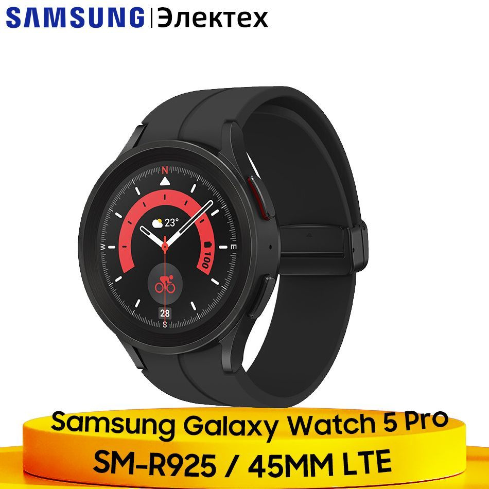 Samsung Умные часы Samsung Galaxy Watch 5 Pro 45 мм LTE Умные часы GPS NFC WiFi Watch R925, 45mm  #1