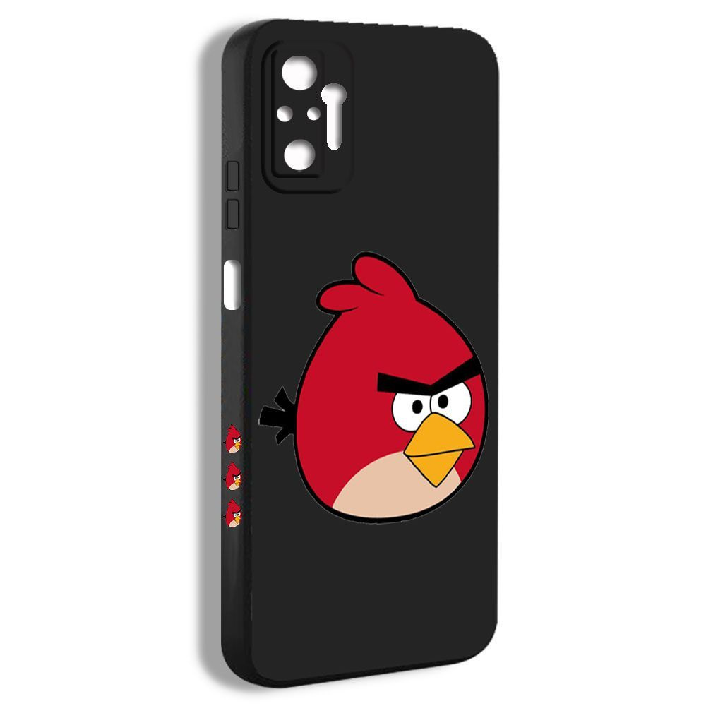 чехол для смартфона Подходит для Xiaomi Redmi Note 10 Pro Max Сохр Angry  Birds красный птица UWU36