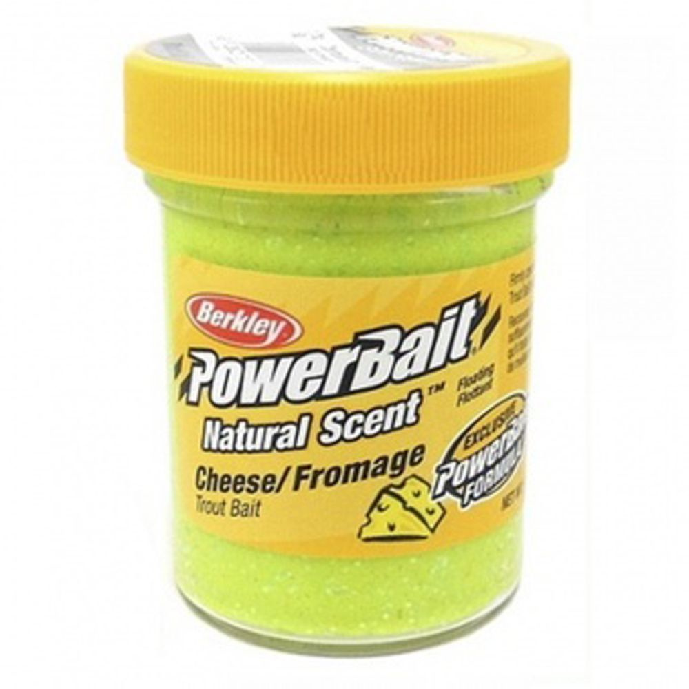 Паста форелевая Berkley PowerBait Natural Scent Cheese Chartreuse 50gr 1376753 #1