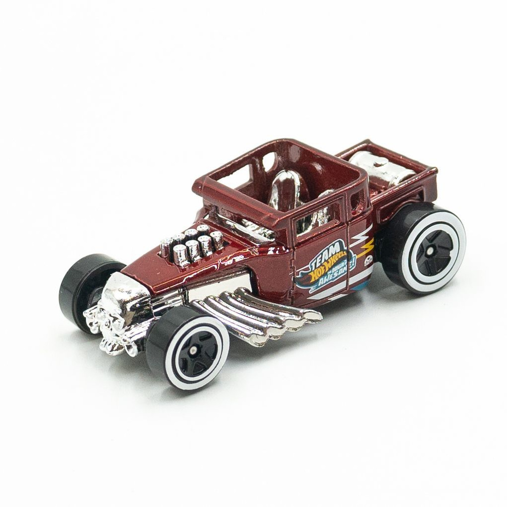 Машинка Hot Wheels РЕДКИЙ КОСТОЛОБ Bone Shaker Red Коллекционная