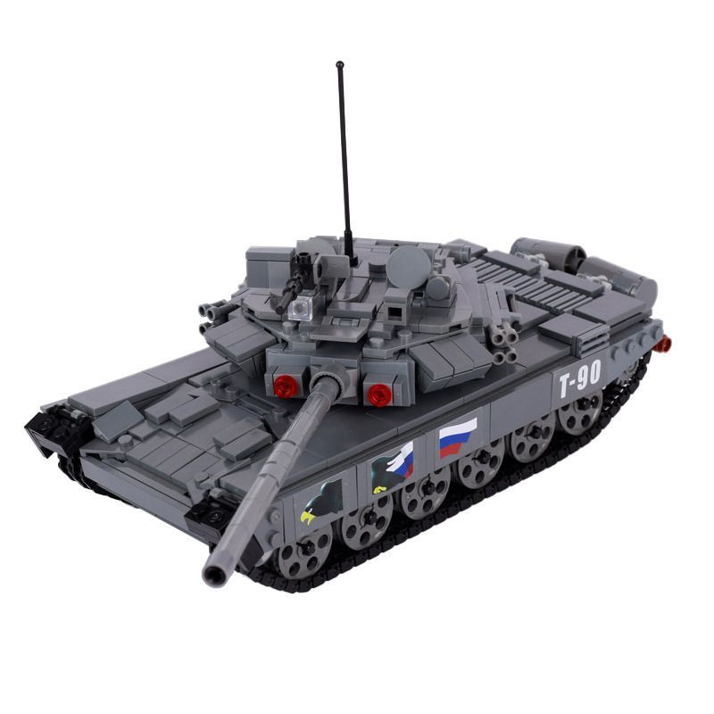 Вторая мировая война T90 модель основного боевого танка MOC кирпичи игрушки для детей подарок на день #1