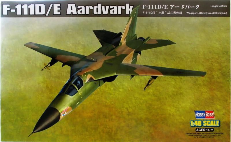 Сборная модель самолета Hobby Boss Самолет F-111D/E Aardvark, масштаб 1/48  #1