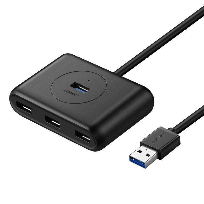 Разветвитель USB UGREEN CR113 USB 3.0 Hub with USB-C Port/1м/черный #1