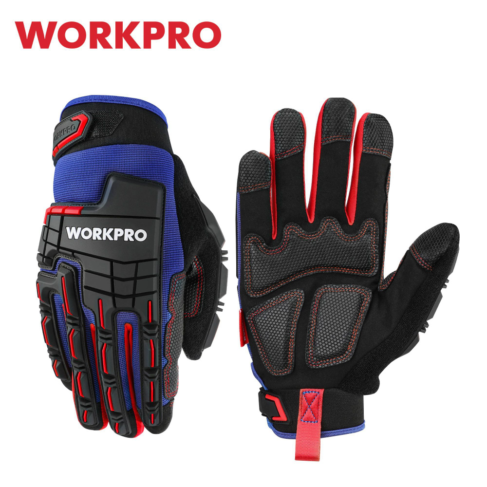 WORKPRO Перчатки защитные, размер: XL, 1 пара #1