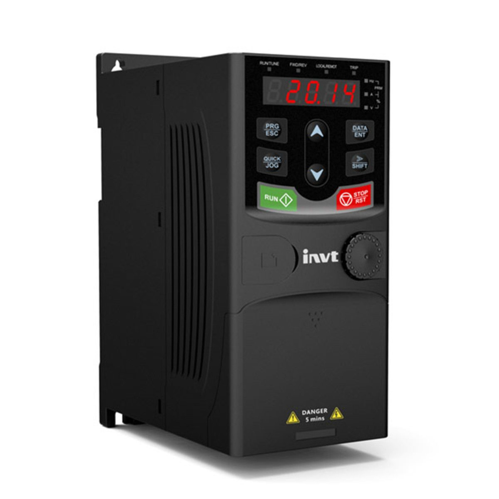 Преобразователь частоты INVT GD20 0,4 кВт 220 В (GD20-0R4G-S2) с панелью управления  #1