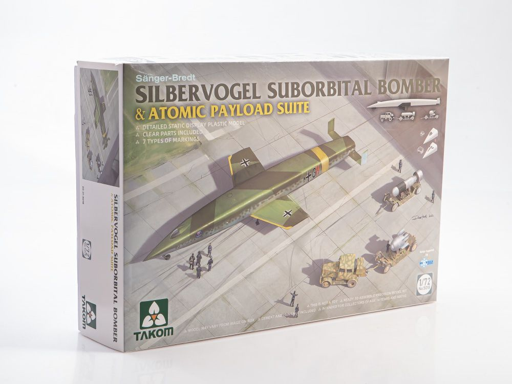 Сборная модель самолета Sanger-Bredt Silbervogel Suborbital Bomber 5018-1, масштаб 1/72  #1