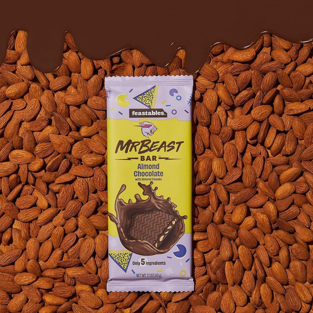 Mr. Beast Almond Chocolate/feastables/Шоколад мистера биста - купить с ...
