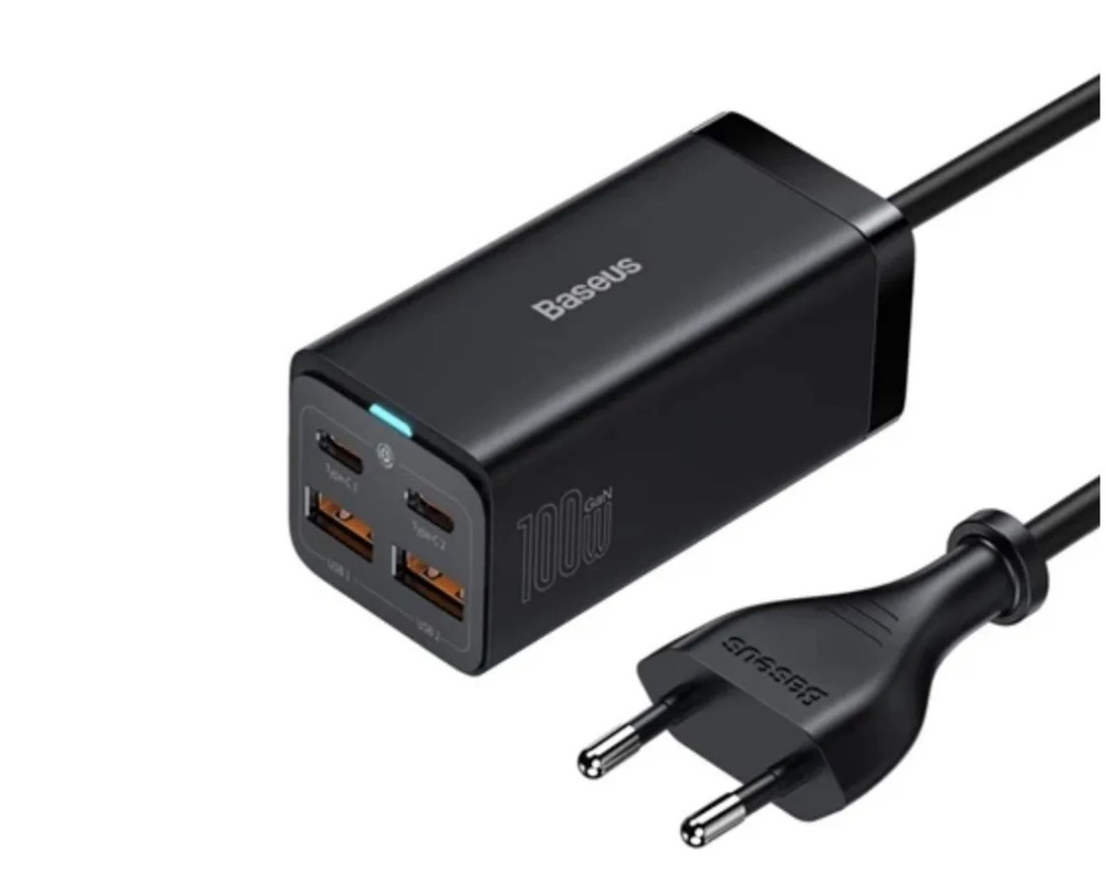 Сетевое зарядное устройство Baseus GaN3 Pro Desktop Fast Charger 2 USB+