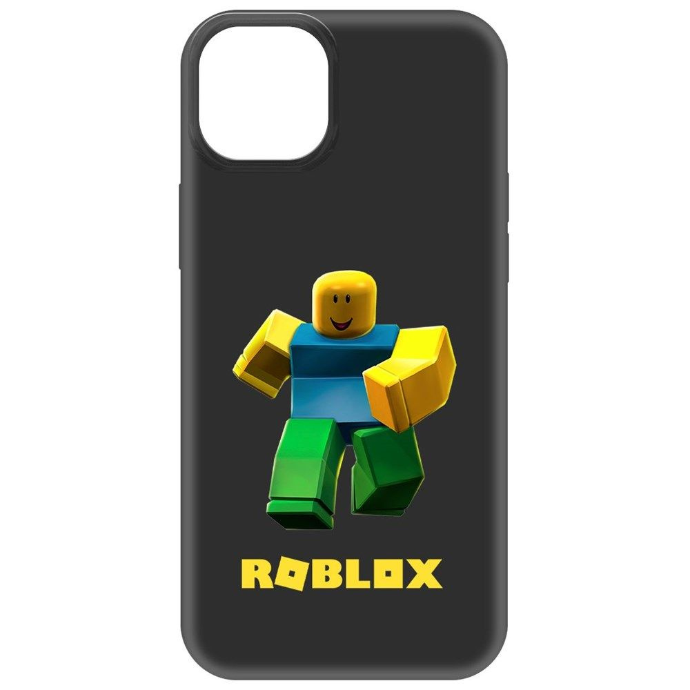 Чехол-накладка Krutoff Soft Case Roblox-Классический Нуб для iPhone 15 Plus  черный - купить с доставкой по выгодным ценам в интернет-магазине OZON  (1222212328)