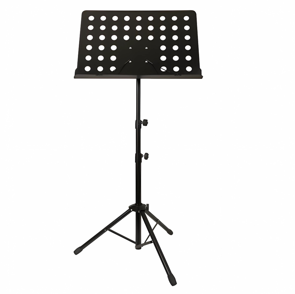 Подставка пюпитр оркестровый для нот, складной регулируемый черный ...
