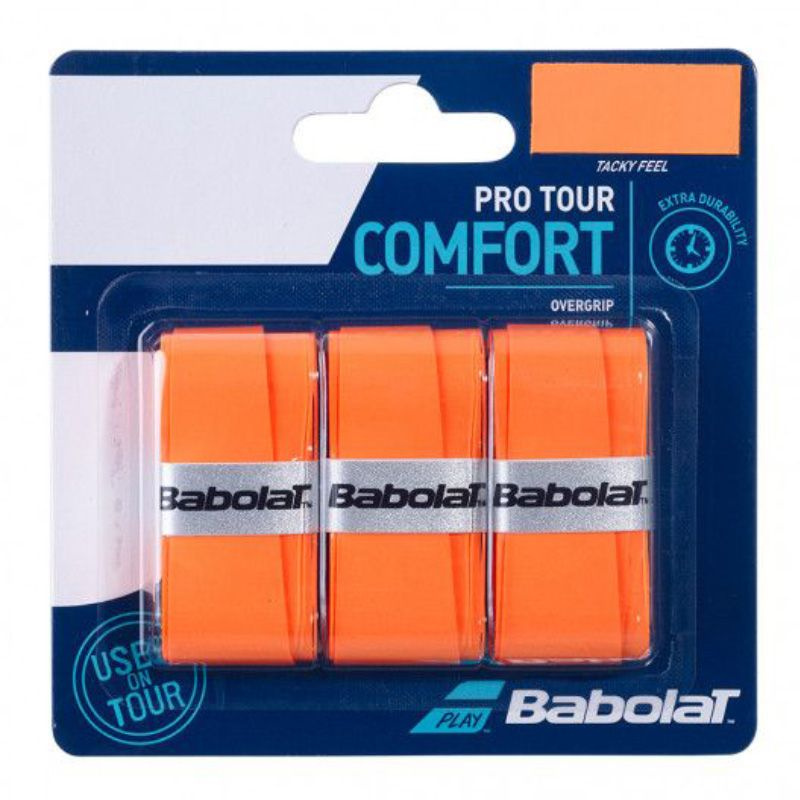 Babolat Overgrip Pro Tour x3 Orange