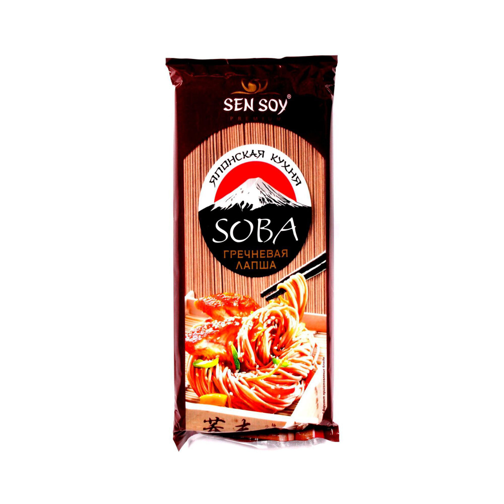 Лапша гречневая Sen Soy Soba, 500 г - купить с доставкой по выгодным ...